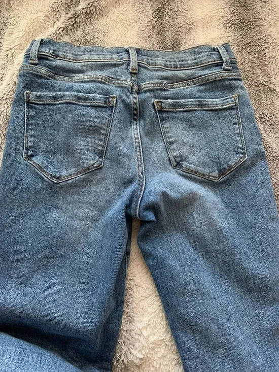 4/$30 Kensie Blue Distressed Jeans - Picture 2 of 4